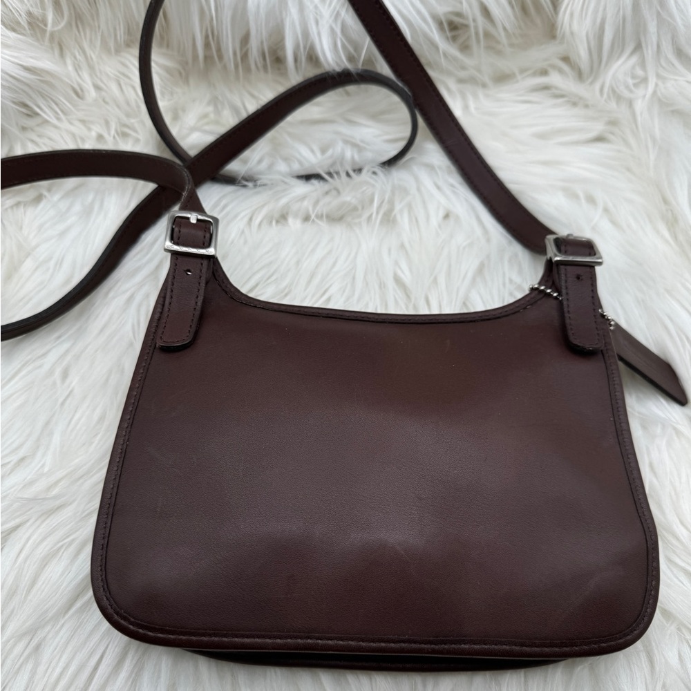 VINTAGE COACH HIPPIE 9142 SLIM Crossbody, Mahogany
